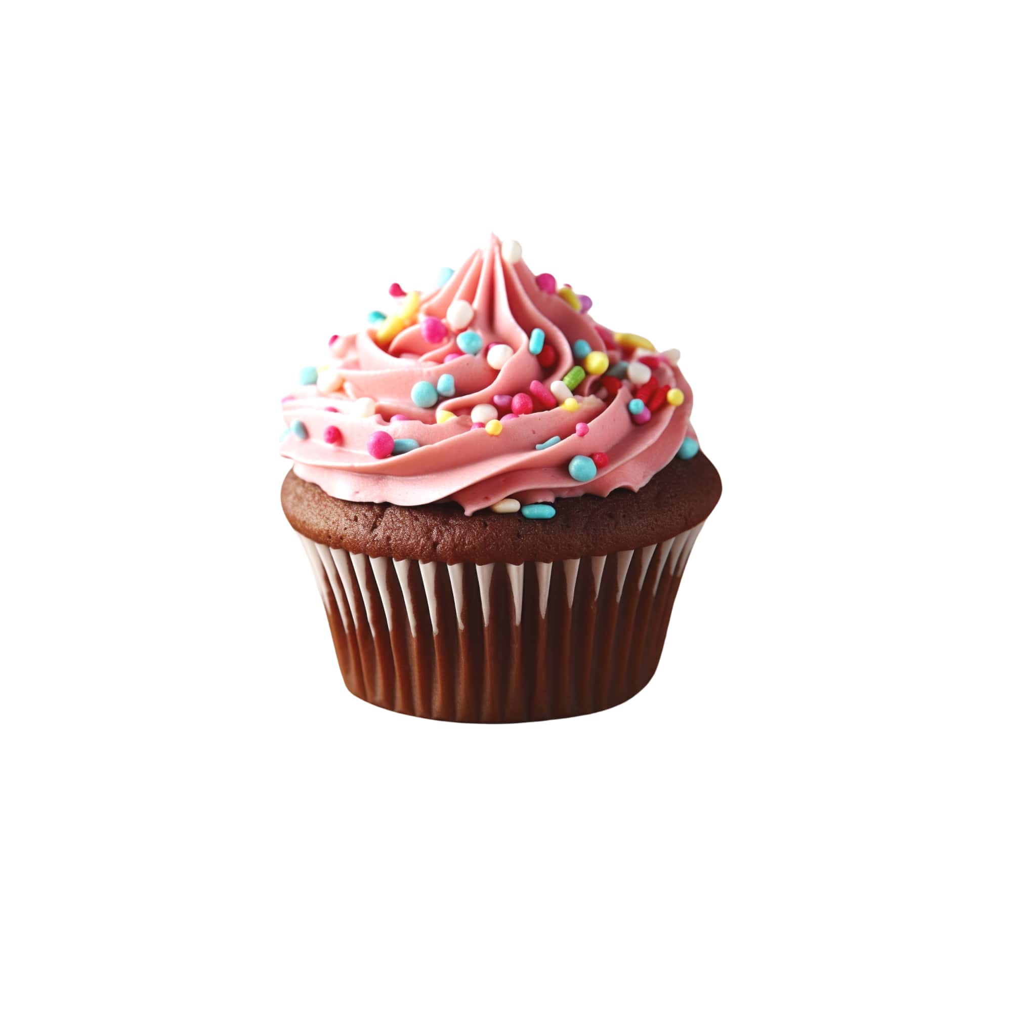 Cupcake with Fruit Topping