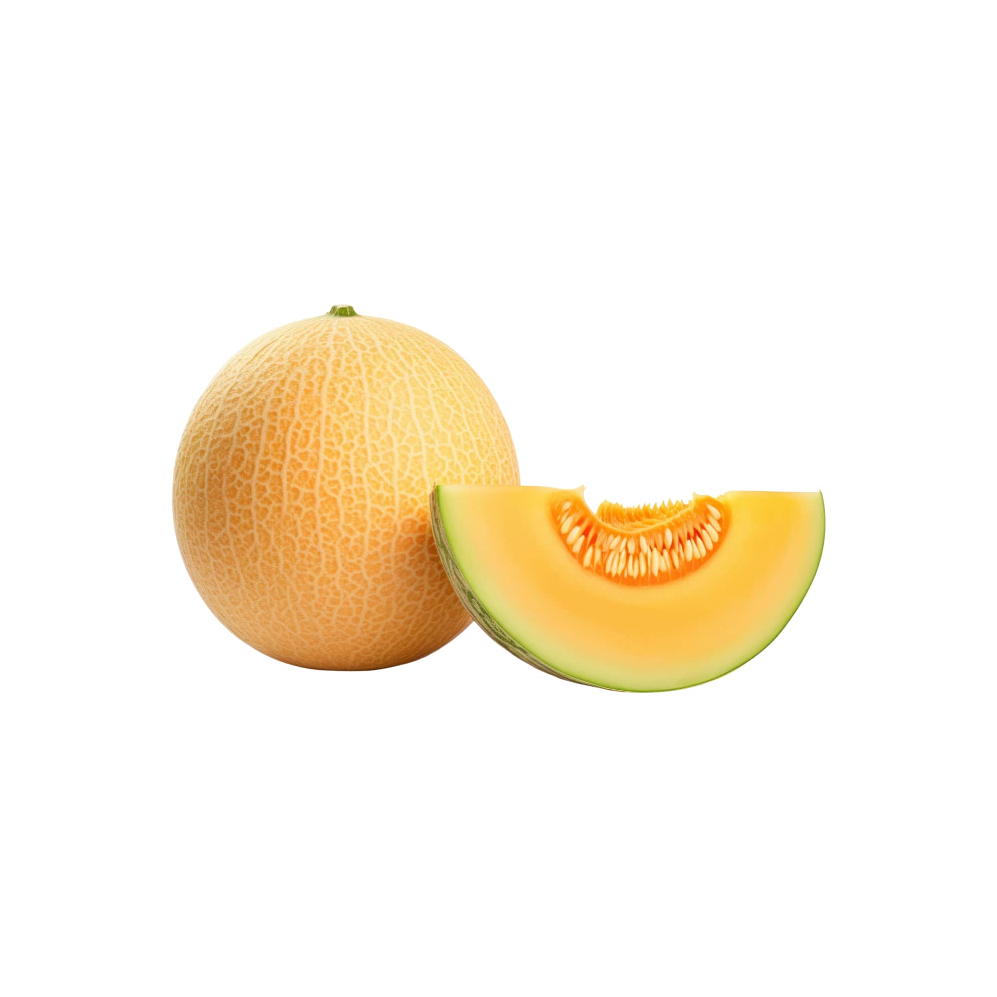 Sweet Ripe Cantaloupe Melons, 1 lb