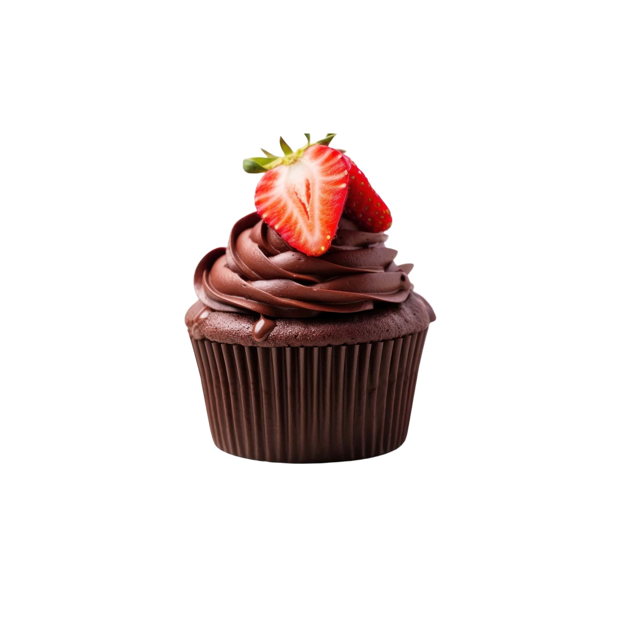 Cupcake with Fruit Topping
