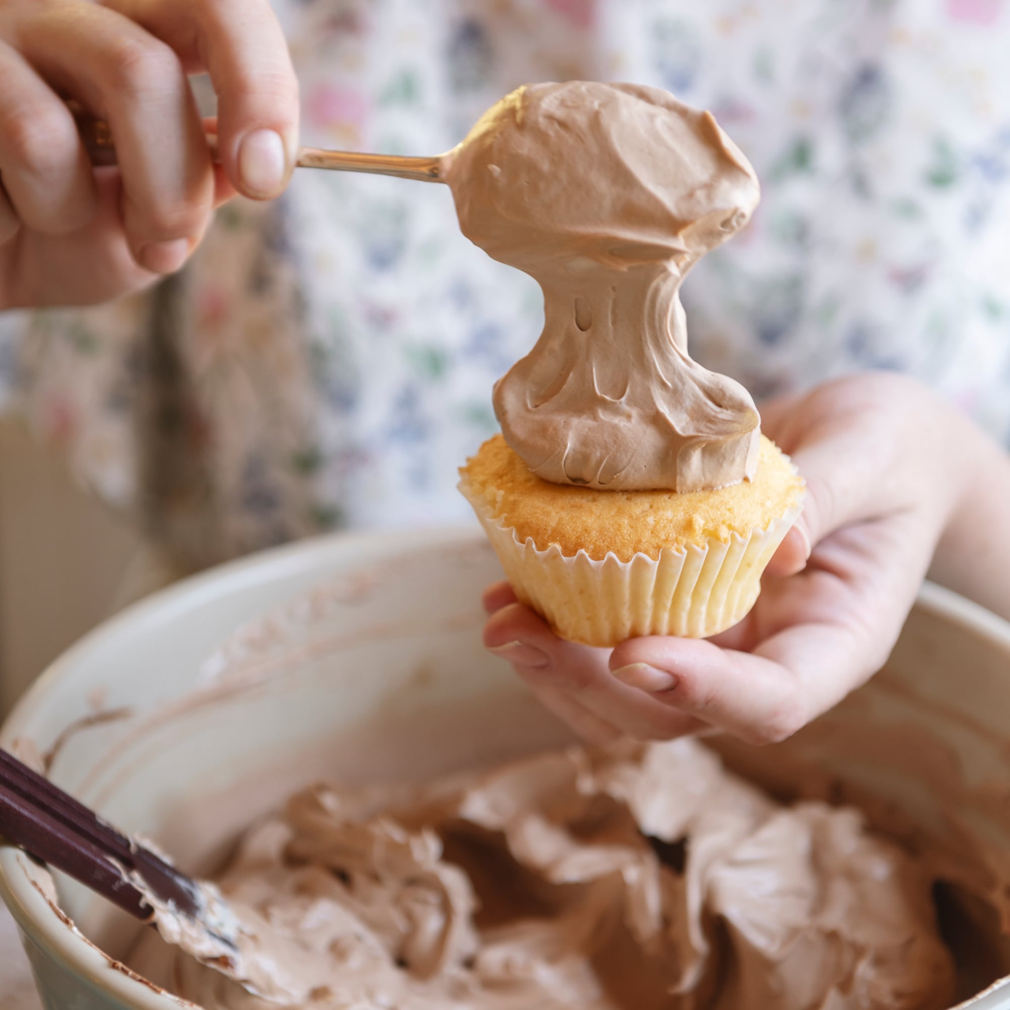 Cupcake with Fruit Topping
