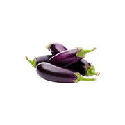 Smooth and Shiny Fresh Eggplants, 1 lb