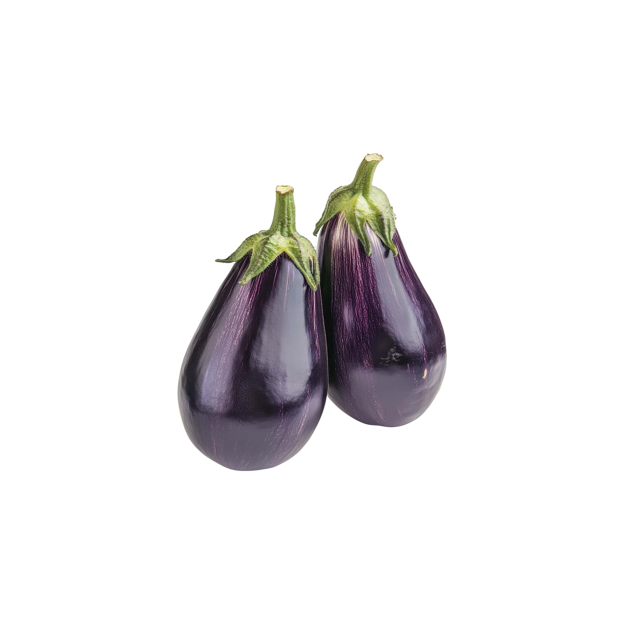 Smooth and Shiny Fresh Eggplants, 1 lb