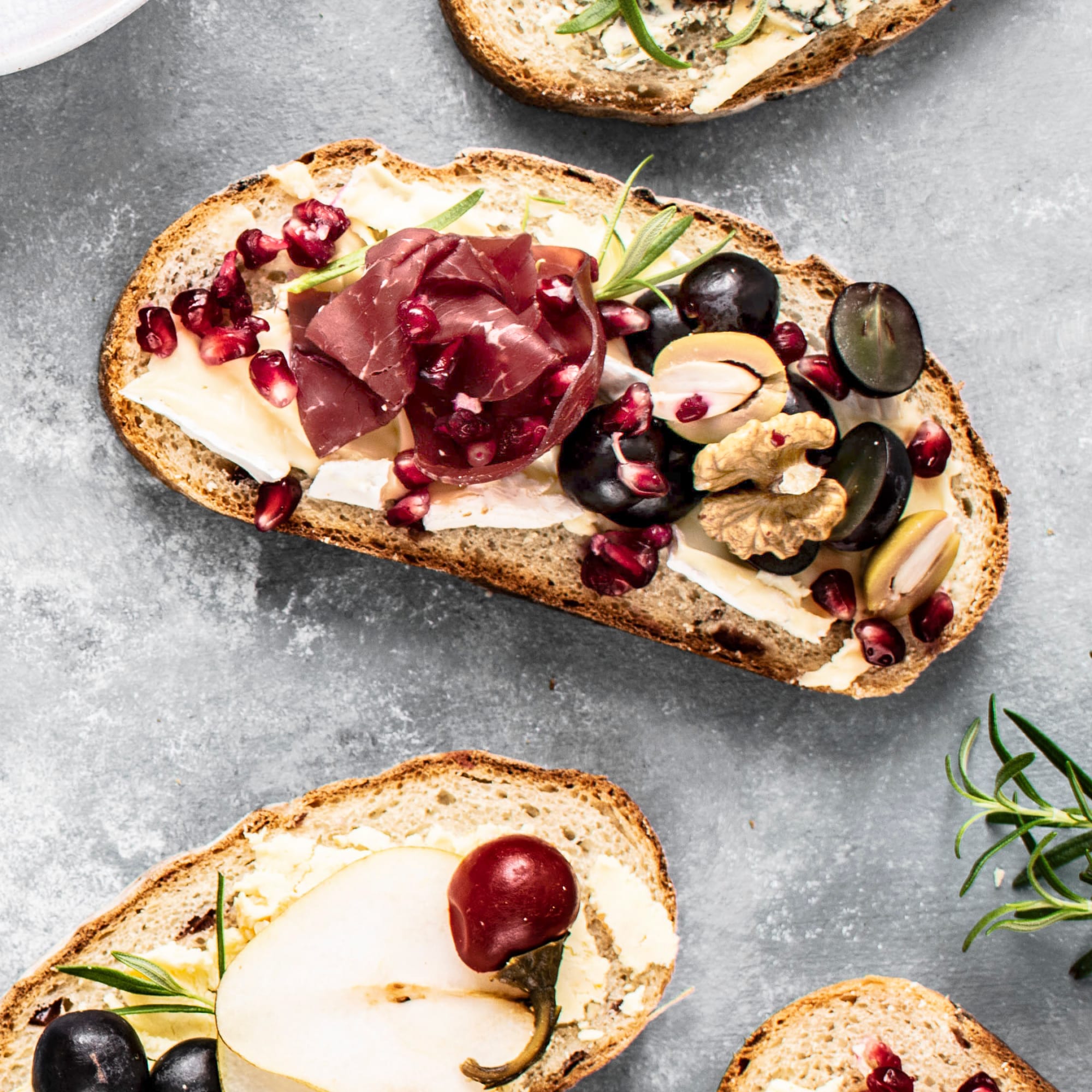 Toasted Bread with Smooth Spread