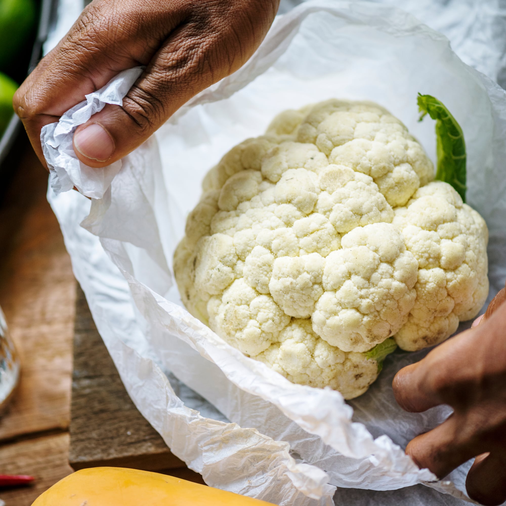 Golden White Cauliflower Florets, 1 lb